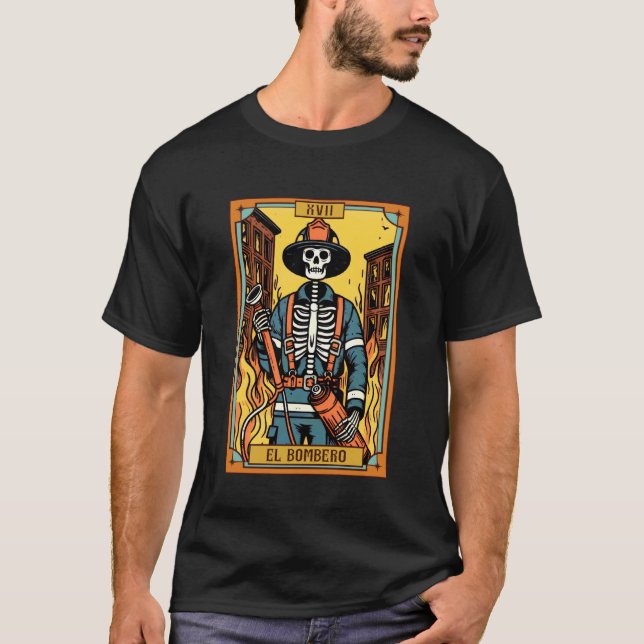 Camiseta El Bombero Bombero Bombero Bombero Tarot C (Anverso)