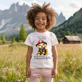 Camiseta ¡El bombero de cachorros listo para la acción!
