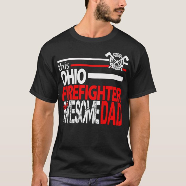 Camiseta El bombero de Ohio es un papá impresionante (Anverso)