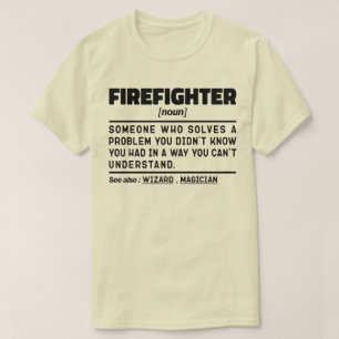 Camiseta El bombero Noun First Responder se retira papá gra