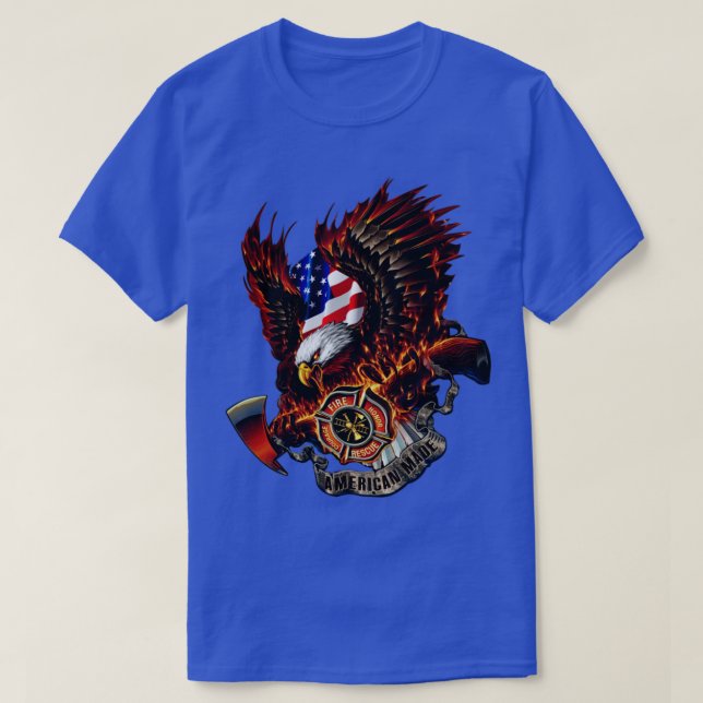 Camiseta El bombero nunca se olvida (Diseño del anverso)