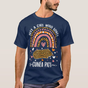 Camiseta El bonito leopardo del arcoiris solo un Chica que 