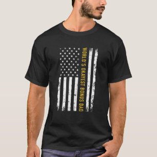 Camiseta El bono más bueno del mundo: papá estadounidense c