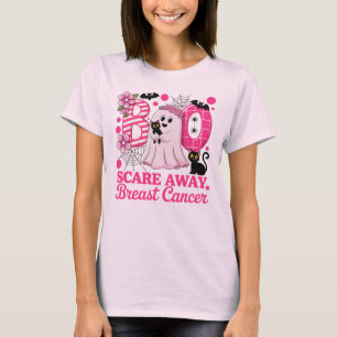 Camiseta El Boo Asusta El Cáncer De Mama A Los Fantasmas Y 
