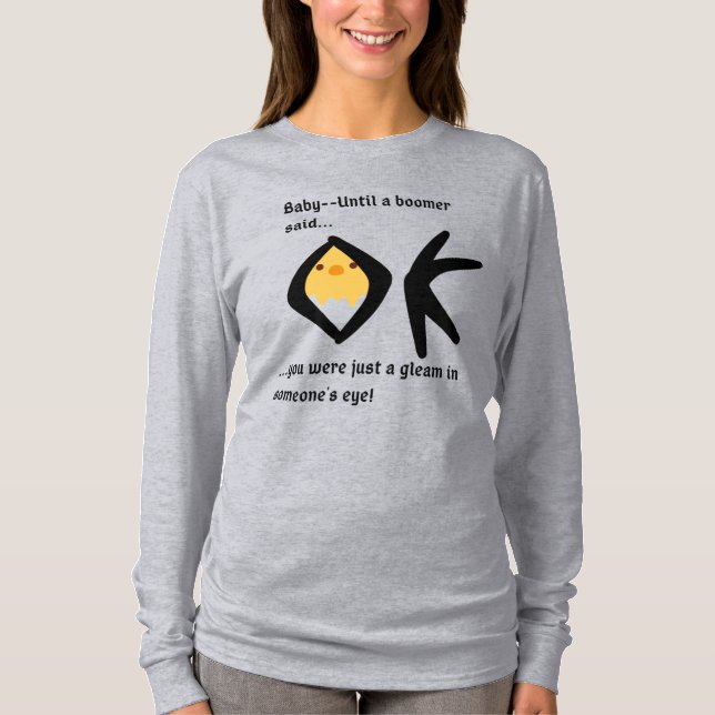 Camiseta El boomerango 'Gleam in Eye' de largo alcance (Anverso)