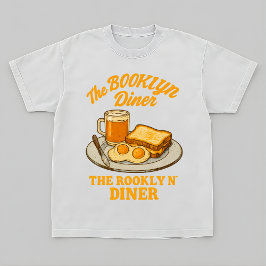 Camiseta El Bootleg del Desayuno Retro de The Booklyn Diner
