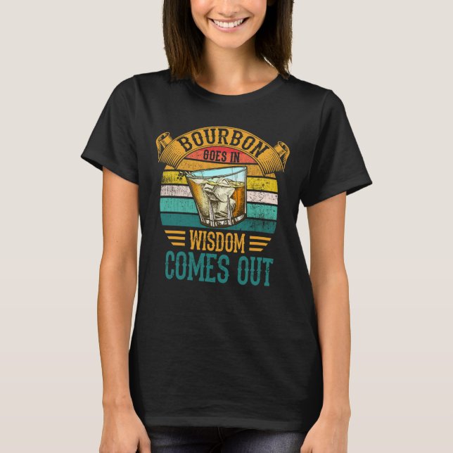 Camiseta El Borbón Sale En Sabiduría Y Sale Whiskey (Anverso)