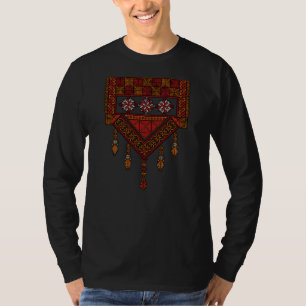 Camiseta El Bordado Palestino Tatreez   arte palestino