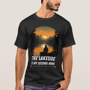 Camiseta El borde del lago es mi segunda casa