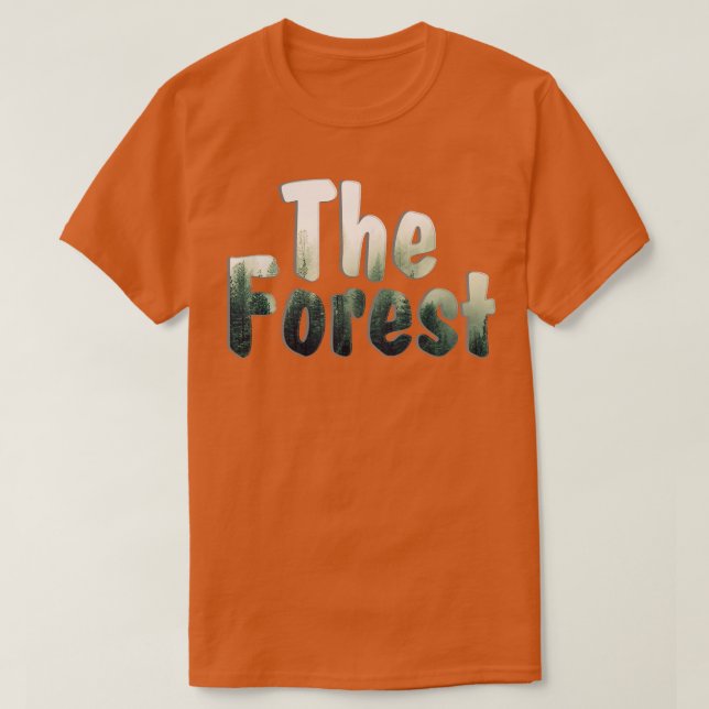 Camiseta El bosque (Diseño del anverso)