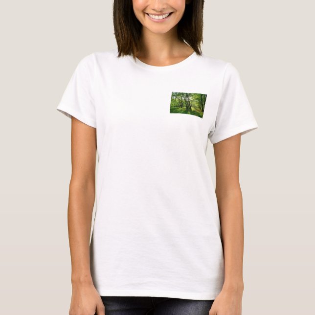 Camiseta El bosque en la primavera (Anverso)
