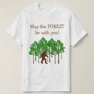 Camiseta El bosque esté con usted