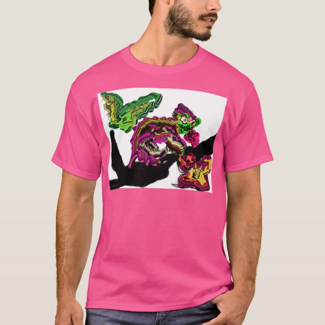 Camiseta El bosque lluvioso Chameleon divertido (Anverso)