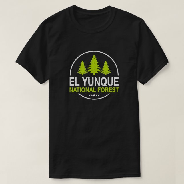 Camiseta El bosque nacional Yunque (Diseño del anverso)