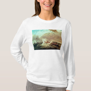 Camiseta El bote salvavidas de la bahía de Tynemouth