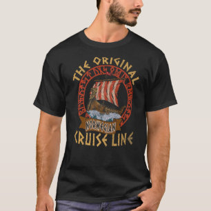 Camiseta El Bote Viking Original De La Línea De Cruceros No