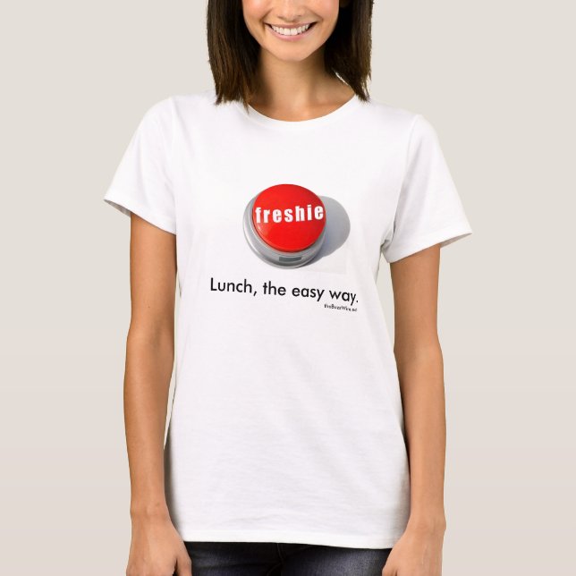 Camiseta El botón del freshie (Anverso)