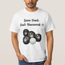 Camiseta El bowling en césped le gana a la comida casera, e