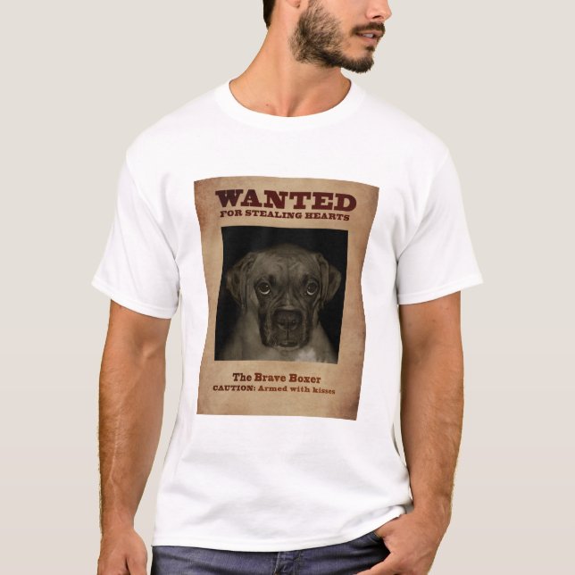 Camiseta El boxeador valiente (Anverso)