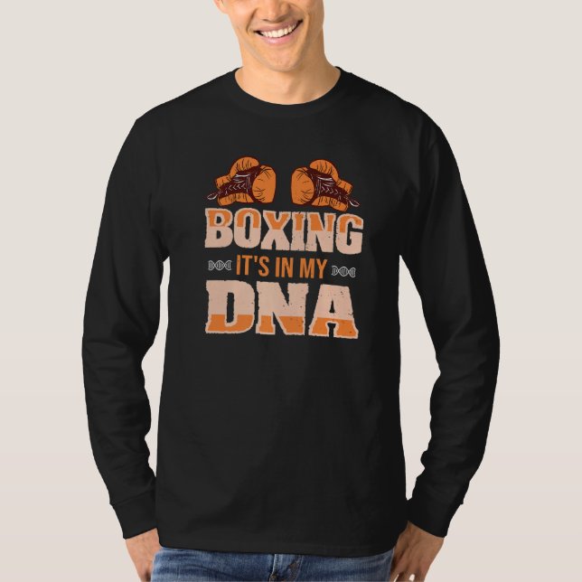 Camiseta El Boxeo Es Mi Deporte De Kickboxing De Adn (Anverso)
