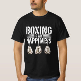Camiseta el boxeo es mi felicidad