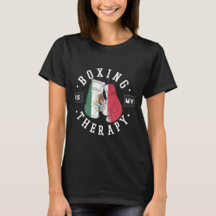 Camiseta El Boxeo Es Mi Terapia México El Guante De Boxeo M