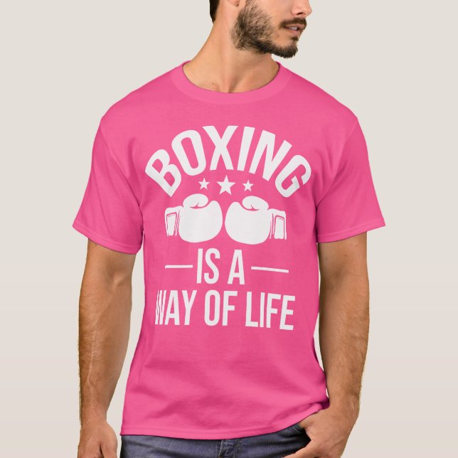 Camiseta El Boxeo Es Una Forma De Vida Kickboxing Kickboxer (Anverso)