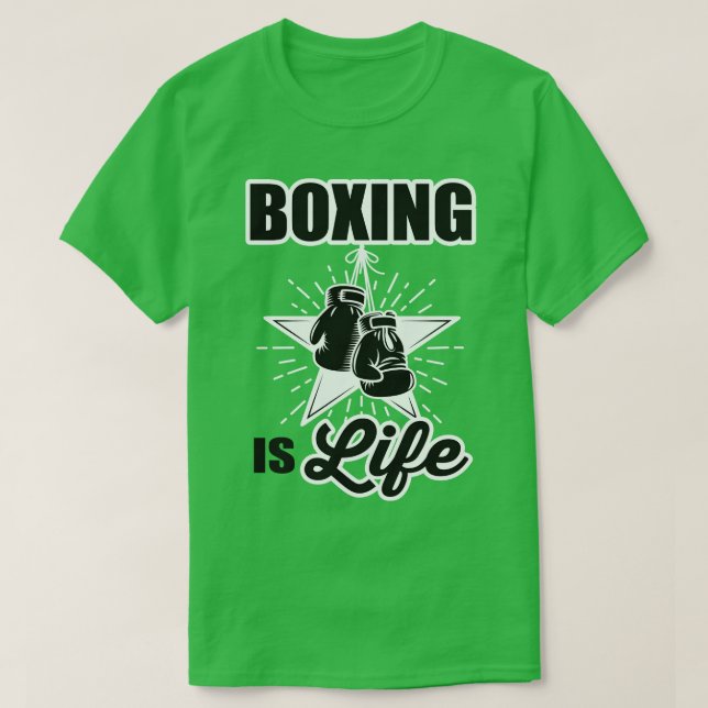 Camiseta El boxeo es vida (Diseño del anverso)