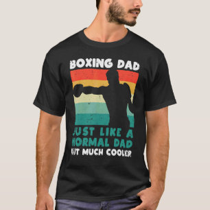 Camiseta El Boxeo Retro A Papá Como Un Papá Regular Pero Un
