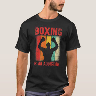 Camiseta El Boxeo Retro Vintage Es Un Boxer De Addicción