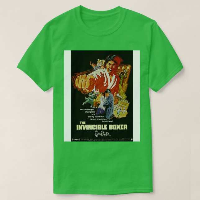 Camiseta El bóxer invencible de 1973 (Diseño del anverso)