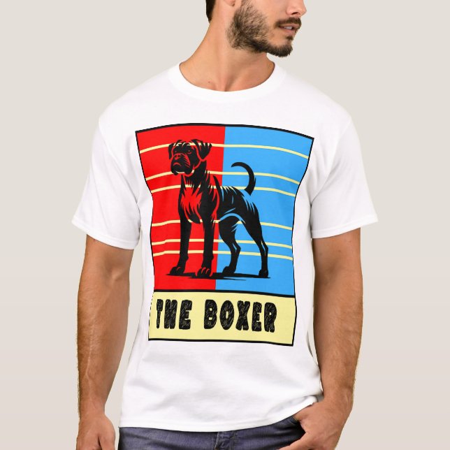 Camiseta El Boxer - Perro Fuerte (Anverso)