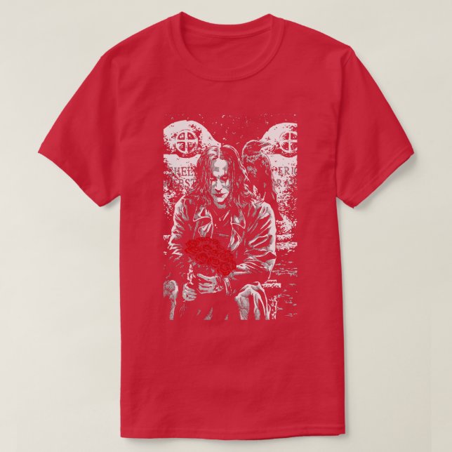 Camiseta El brandon lee 94 1994 gótico mime emo (Diseño del anverso)