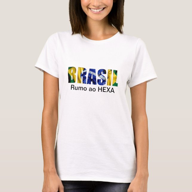 Camiseta El Brasil (el Brasil) Rumo ao Hexa (Anverso)