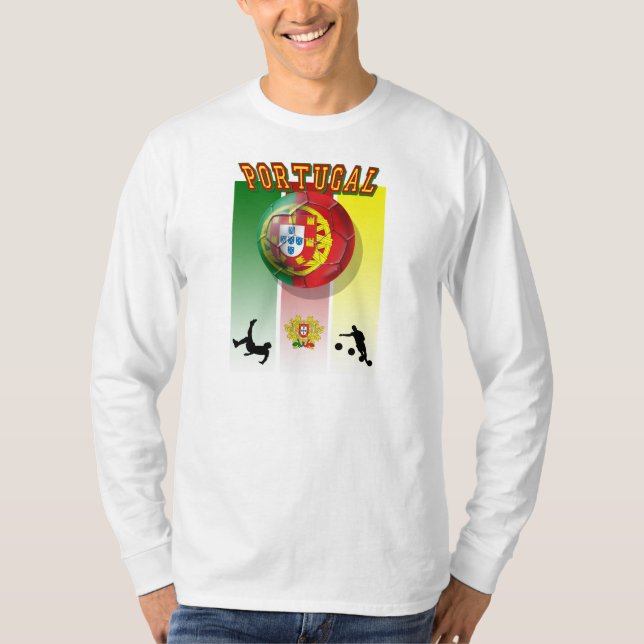 Camiseta El Brasil Portugal 2014 el Brasil Copo hace Mundo (Anverso)