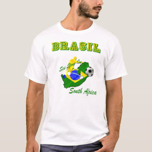 Camiseta El Brasil Suráfrica califica el Brasil T