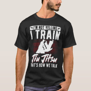 Camiseta El brasileño Jiu Jitsu Mma Bjj Hugger No estoy gri