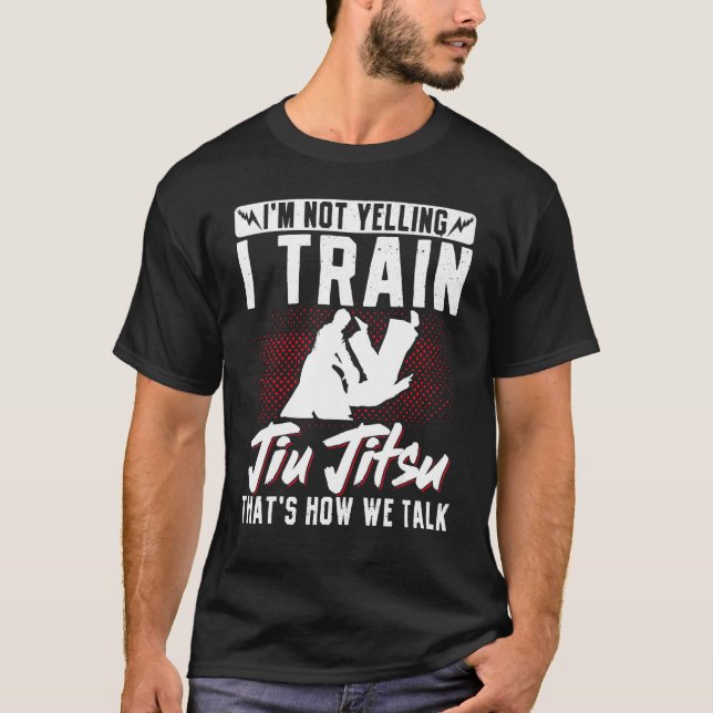 Camiseta El brasileño Jiu Jitsu Mma Bjj Hugger No estoy gri (Anverso)