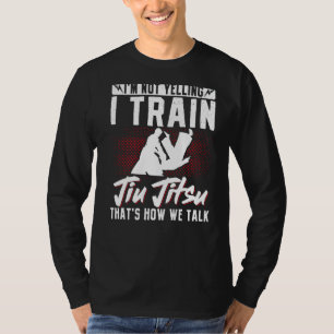 Camiseta El brasileño Jiu Jitsu Mma Bjj Hugger No estoy gri