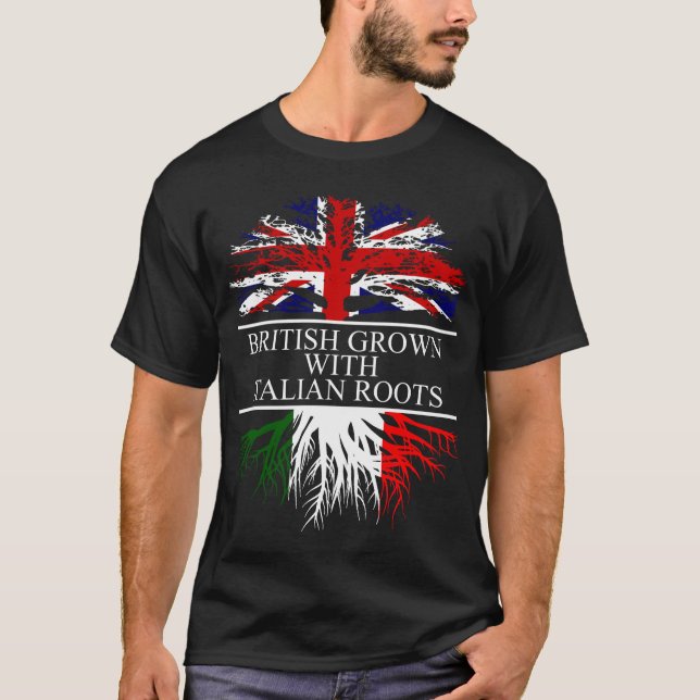 Camiseta El británico creció con raíces italianas y la band (Anverso)