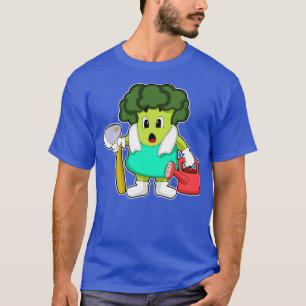 Camiseta El brócoli como granjero con agua