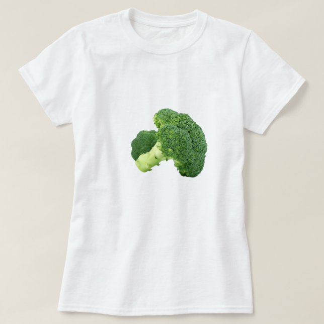 Camiseta El brócoli delicioso está aquí (Diseño del anverso)