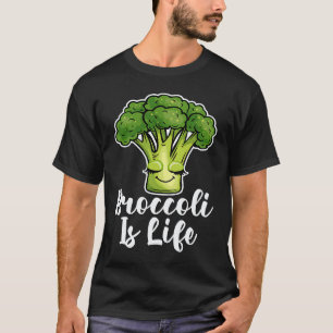 Camiseta El brócoli es la vida  Brócoli vegetal  Verdura Ve