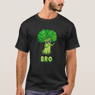 Camiseta El brócoli es mi hermano fitness vegano poder vege