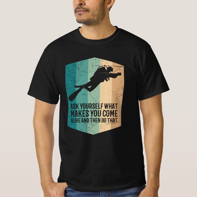 Camiseta El Buceo Es Como Volar Vestimenta De Buceadores Sc (Anverso)