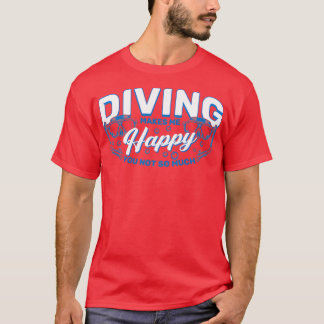 Camiseta El Buceo Me Hace Feliz De Que No Son Muchos Los Af
