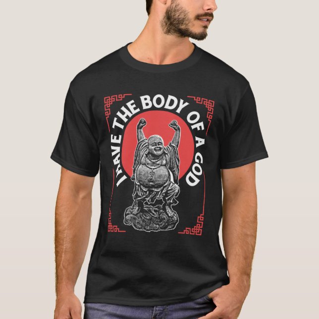 Camiseta El Budismo Religioso Tiene El Cuerpo De Dios Muy M (Anverso)