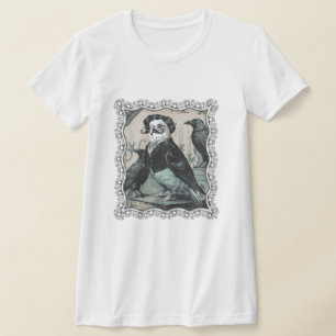 Camiseta El budista gótico Edgar Allan Poe inspiró a Parake