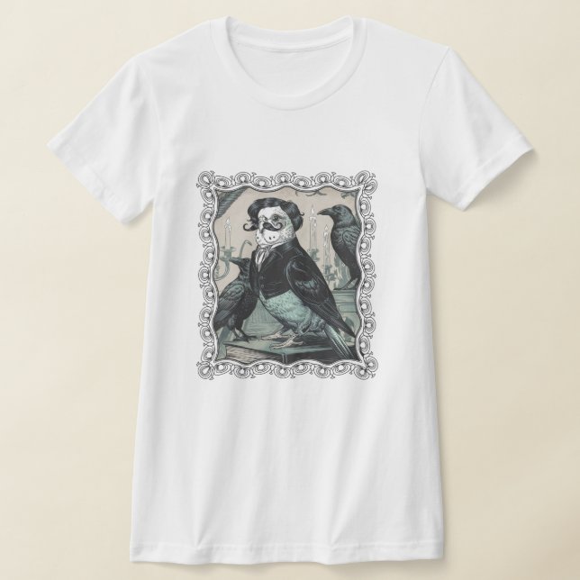 Camiseta El budista gótico Edgar Allan Poe inspiró a Parake (Distribución)