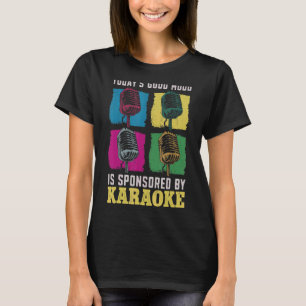 Camiseta El buen humor de cantante de karaoke de los años 8